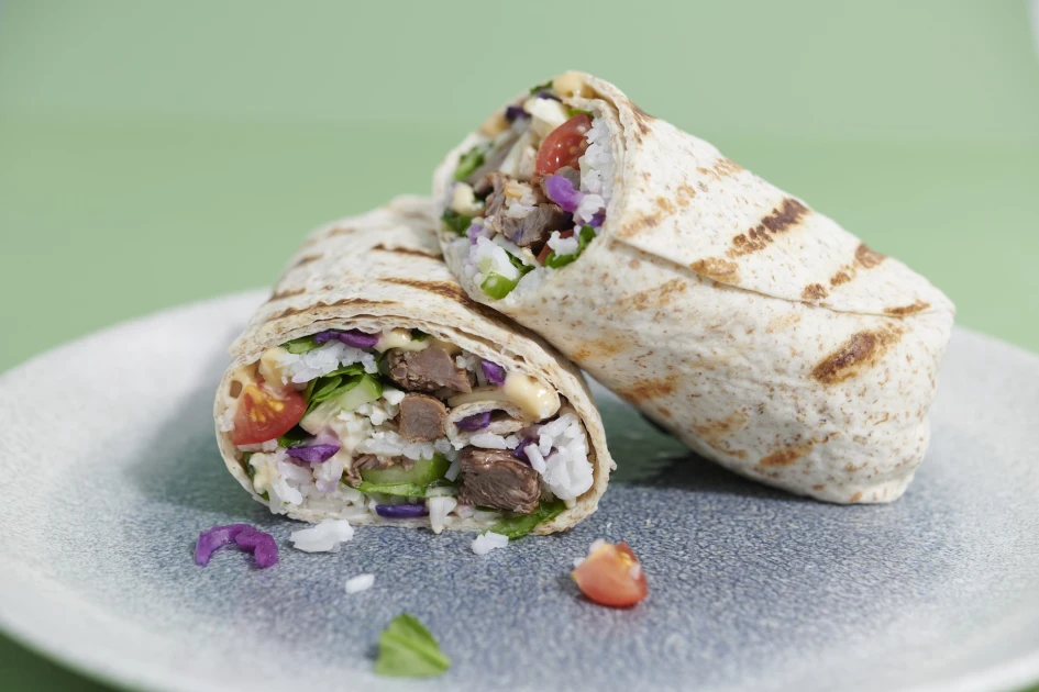 Hot Grilled Beef Wrap
